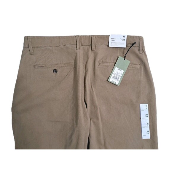 Goodfellow Pants Men's 36x32 Khaki Chinos Dress Flat Front Hennepin Athletic - Picture 7 of 10